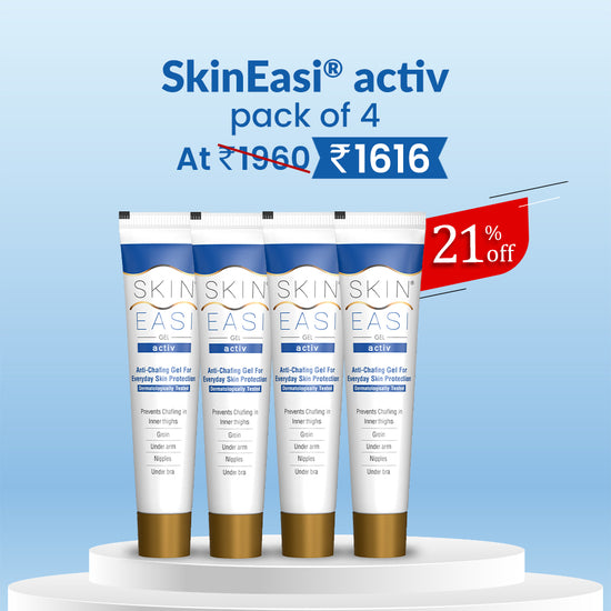 SkinEasi® activ Silicone Anti-Chafing Gel (20g) (Pack of 4)